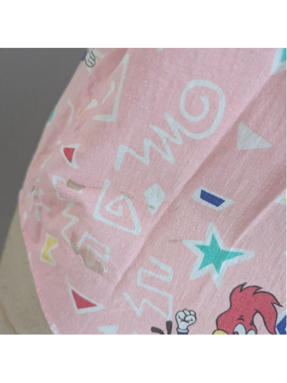 Tomboy Vintage Woody Woodpecker Pink Multi Short Sleeve Shirt - Med